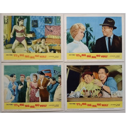 Its a Mad Mad Mad Mad World- Original 1963  Lobby Card Set x 8